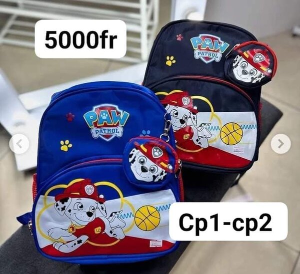 sac à dos patte patrouille