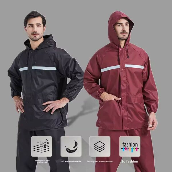 Imperméable unisexe durable