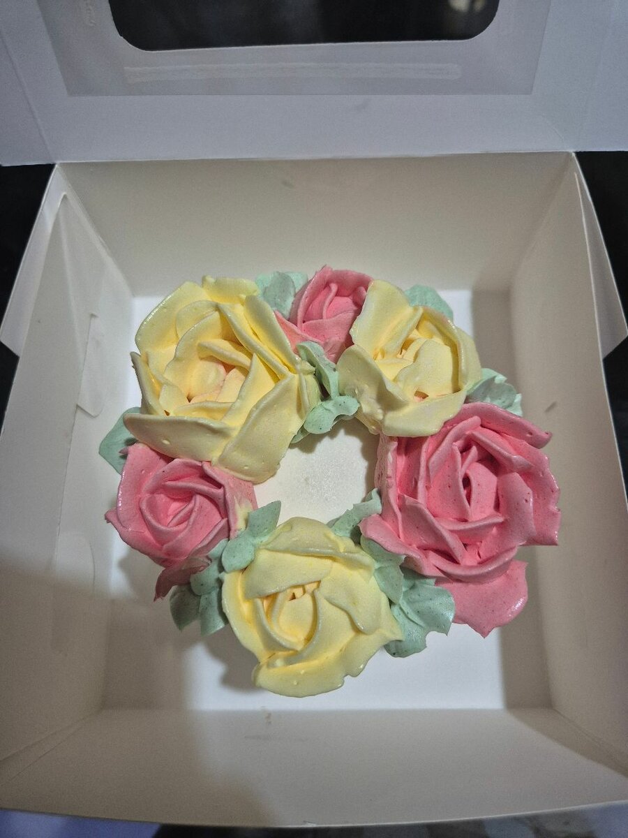 Gâteau floral décoratif