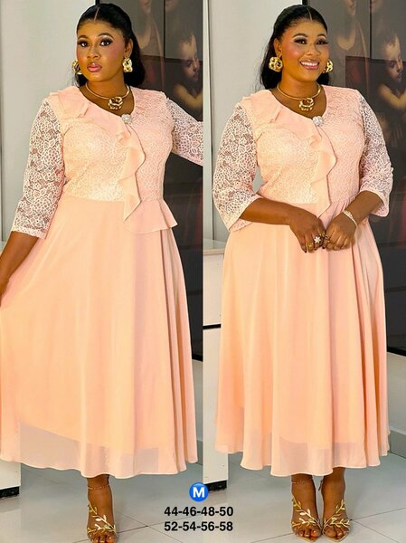 Robe élégante en dentelle femme