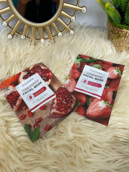 Masque Facial Fraise et Grenade