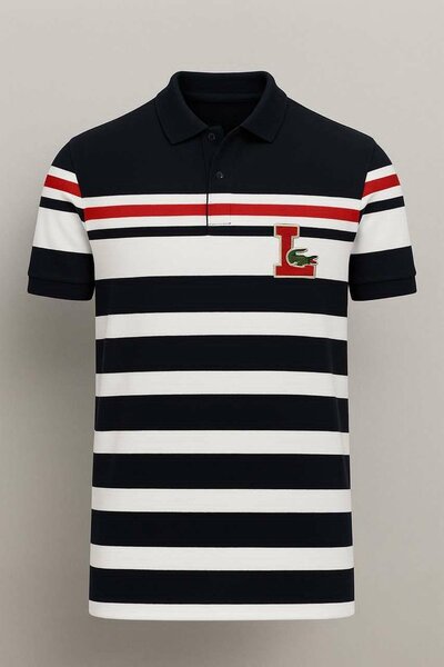 Polo à rayures pour homme