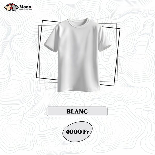 T-shirt blanc classique