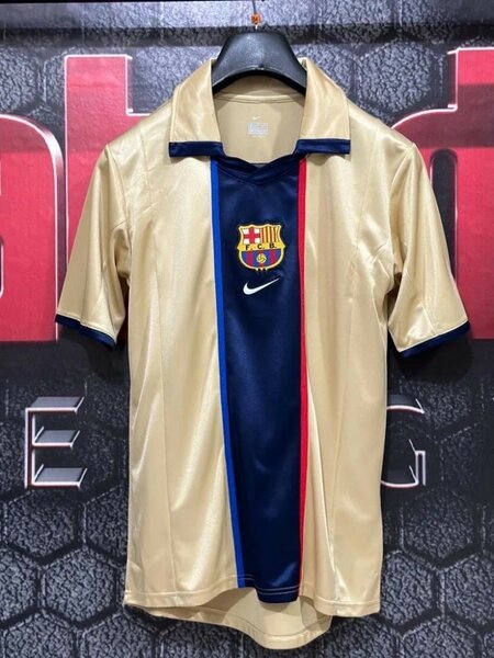 Maillot de football doré FC Barcelona
