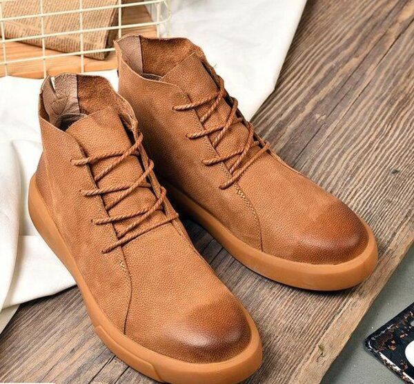 Gm Chaussure Montatnte Homme De Lux- Marron