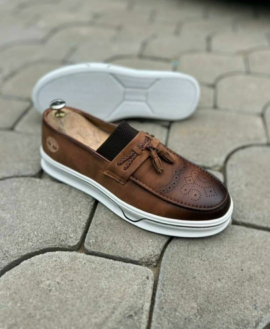 Mocassins en cuir élégants