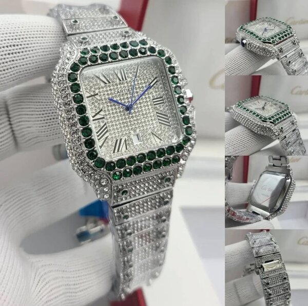 Montre Luxe Cartier Diamants
