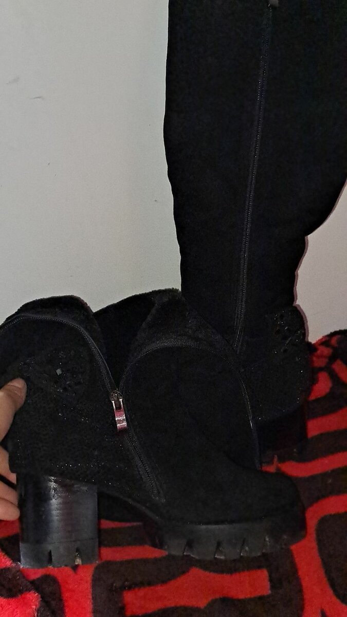 Замша зимние