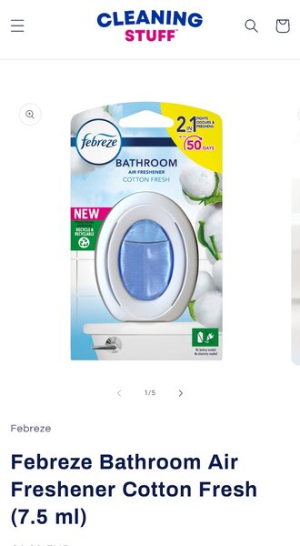 Febreze bathroom airfreshner