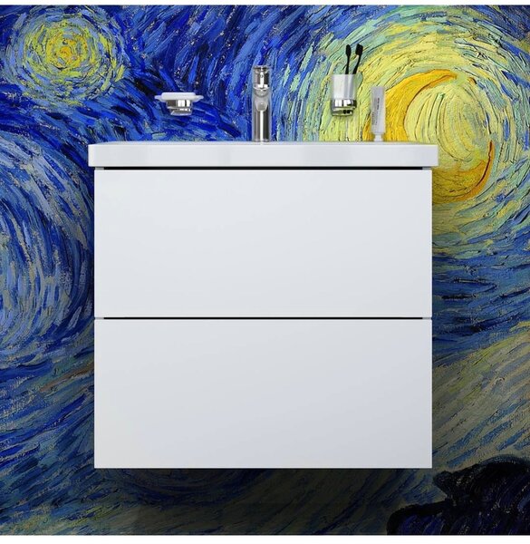 Подвесная раковина с тумбой