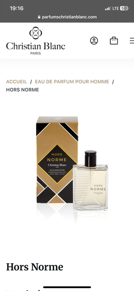 Parfum Homme Hors Norme