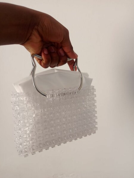 Sac à main chat en acrylique