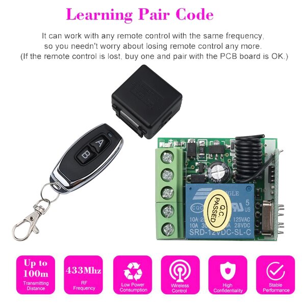 Télécommande RF sans fil