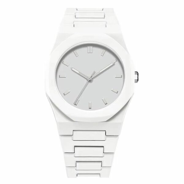 Montre blanche minimaliste