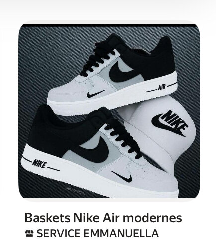 Chaussures Nike Air Force blanches