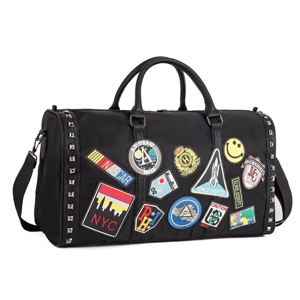 Sac de voyage avec écussons