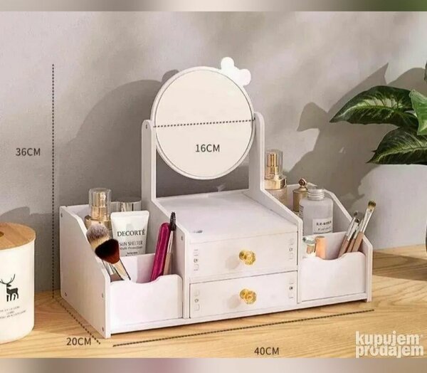 Boîtes de rangement de maquillage et de produits cosmétiques