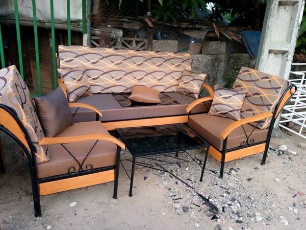 Ensemble de salon de jardin en métal