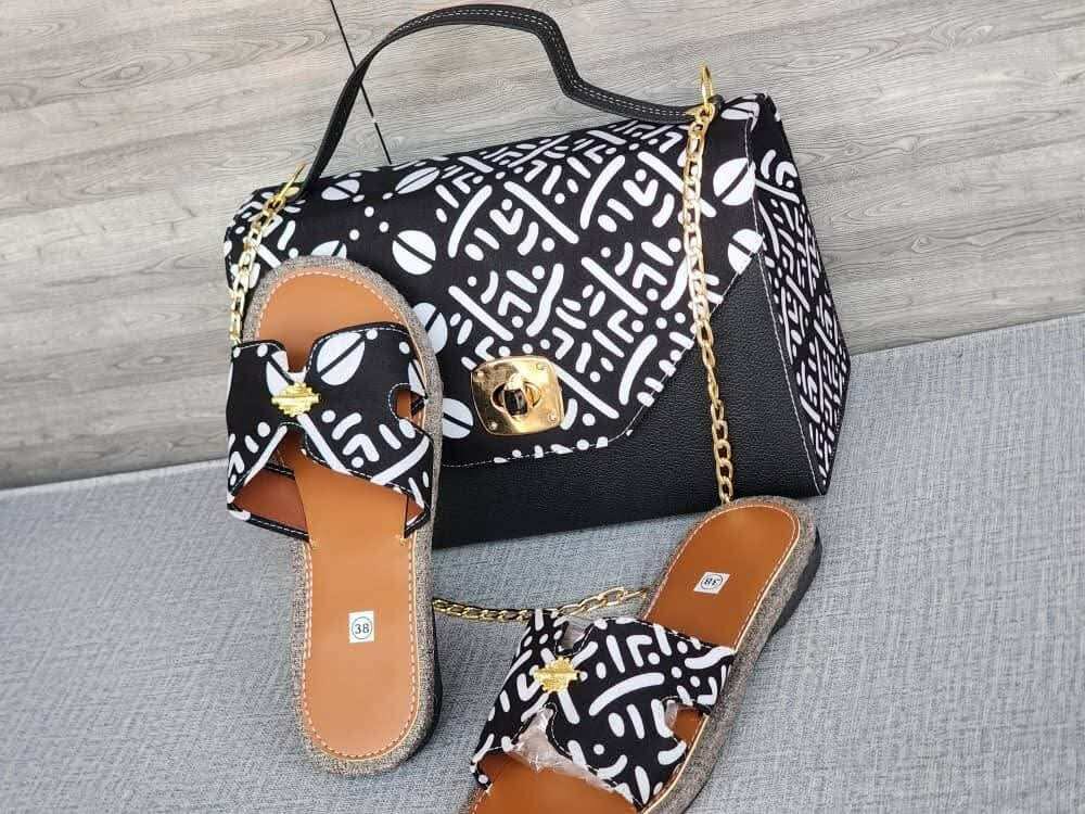 Ensemble Sac et Sandales Africains