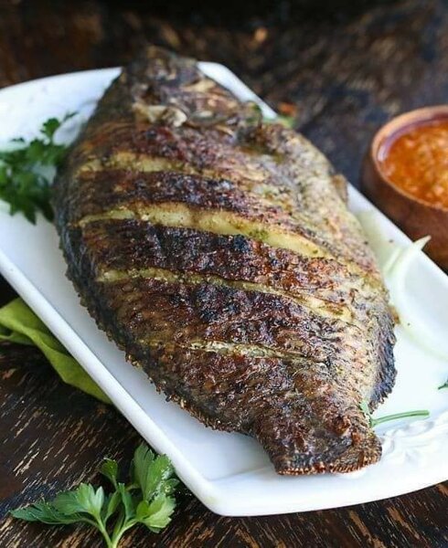 Poisson braisé savoureux