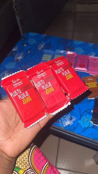 Chocolats humoristiques délicieux