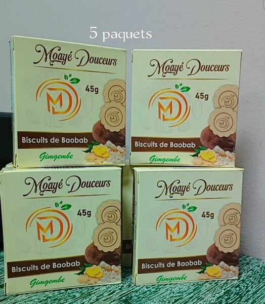 Biscuits de Baobab Gingembre