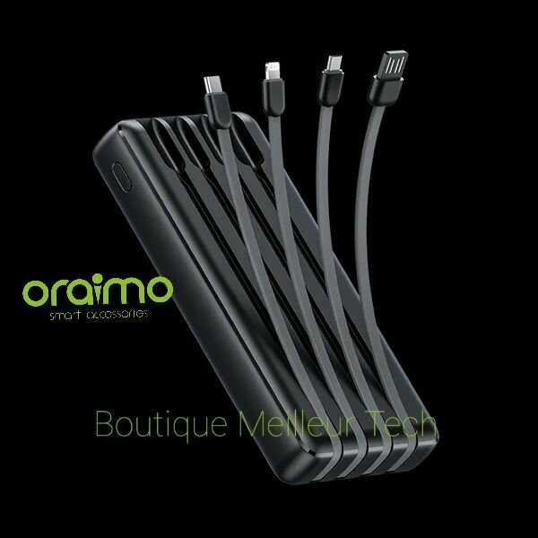 oraimo Power Bank Traveler Link 20 - 20000mAh Charge rapide