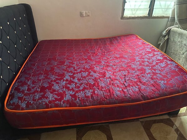 Queen size mattress and the bed