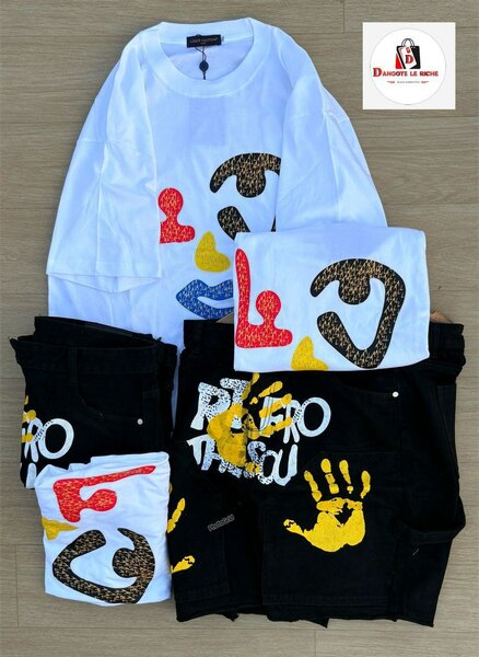 T-shirt et short imprimé tendance