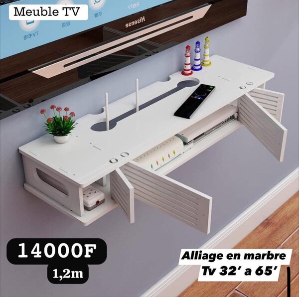 Meuble TV mural moderne
