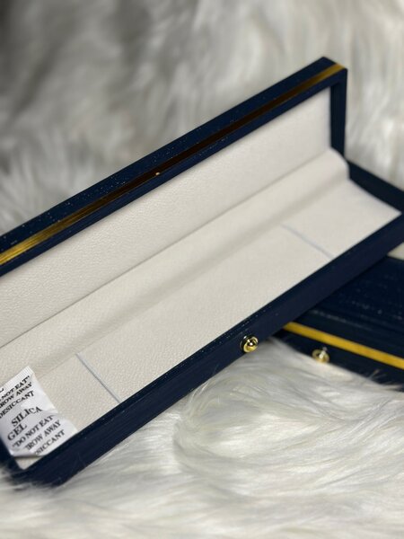 Boîte à Bijoux en Velours Bleu Élégante