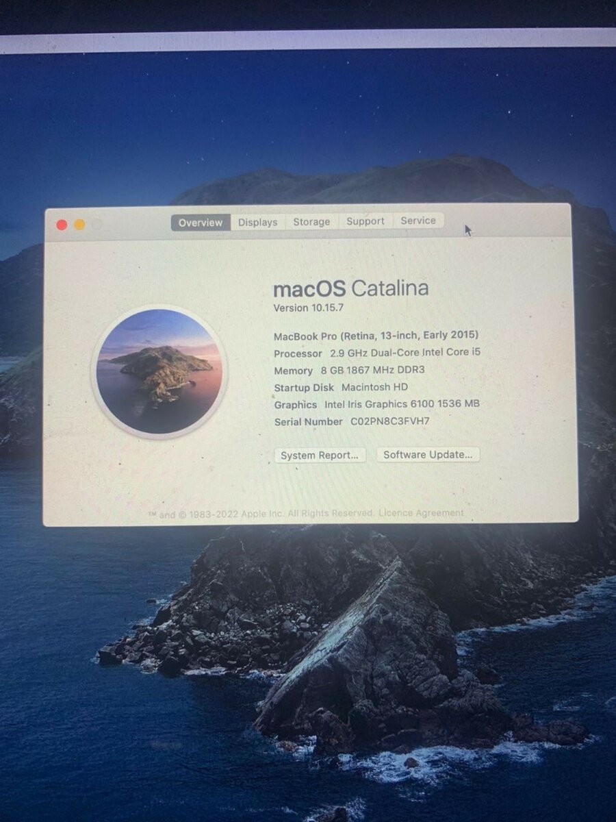 MacBook Pro 2015 Model