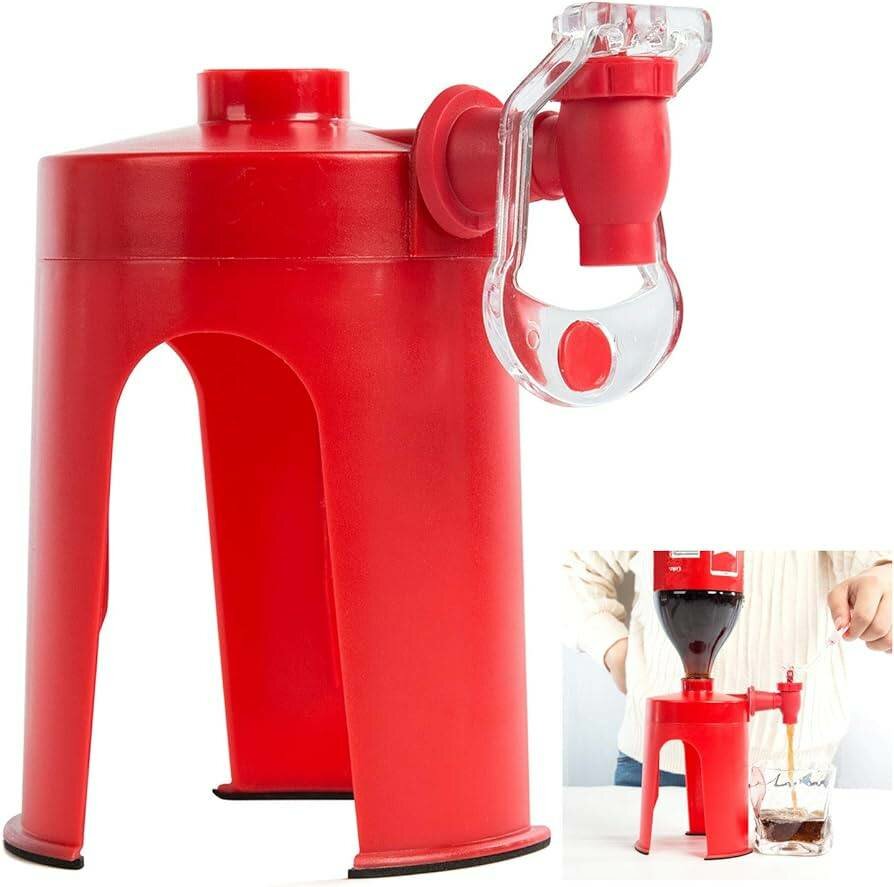 Inverted drink dispenser