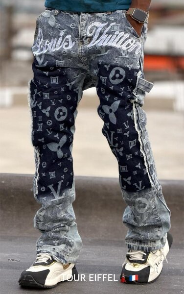 Jean patchwork tendance