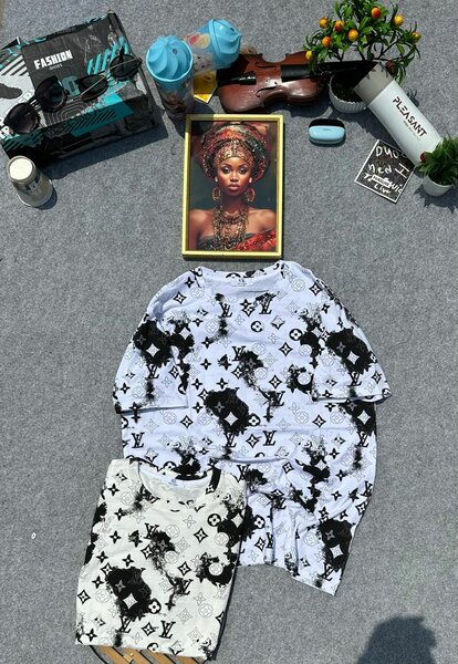 T-shirt et short imprimé tendance