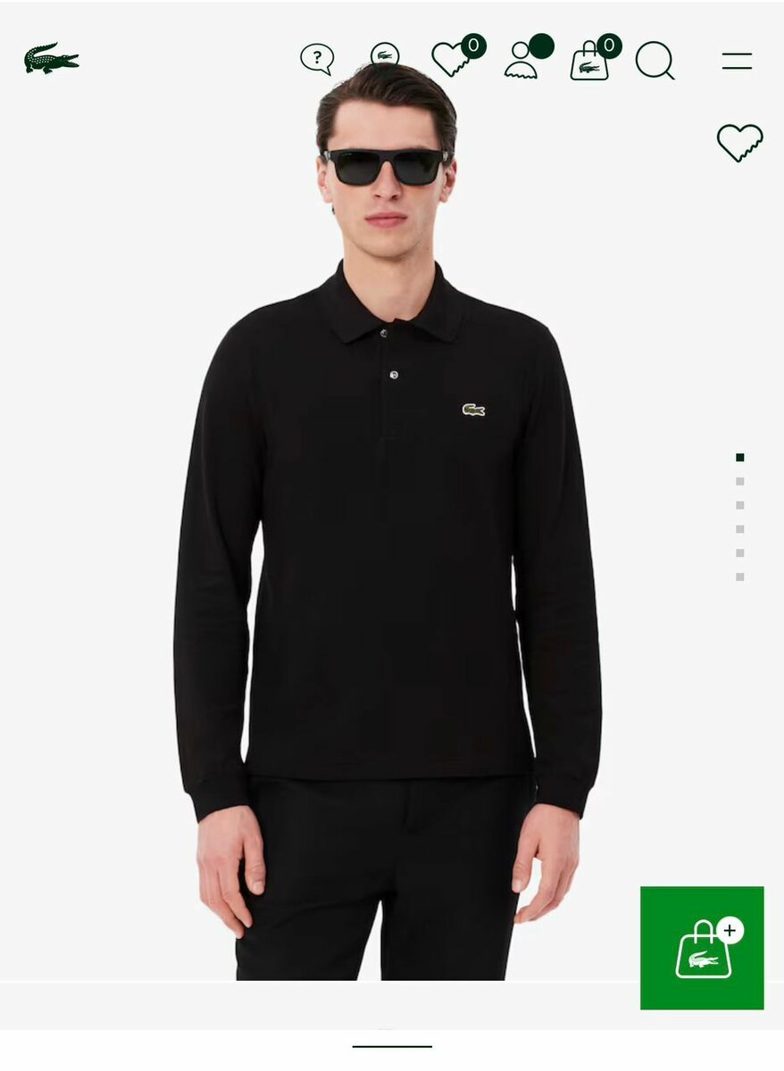 Polo classique manches longues