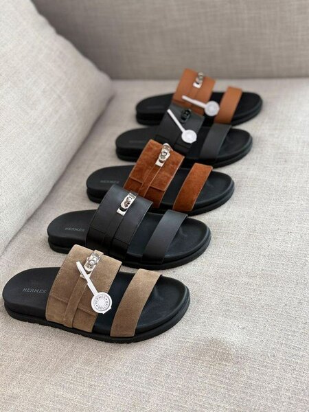 Sandales en cuir décontractées