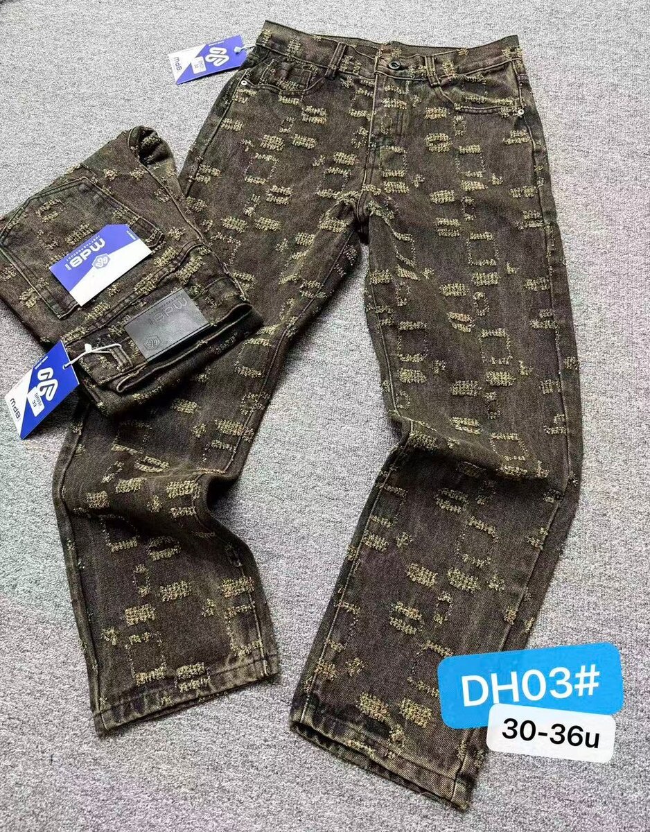 Jeans décontractés imprimés