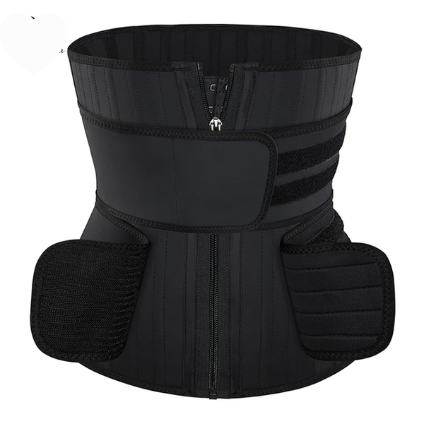 25 Steelbone Latex Waist Trainer With 2 Detachable Belts