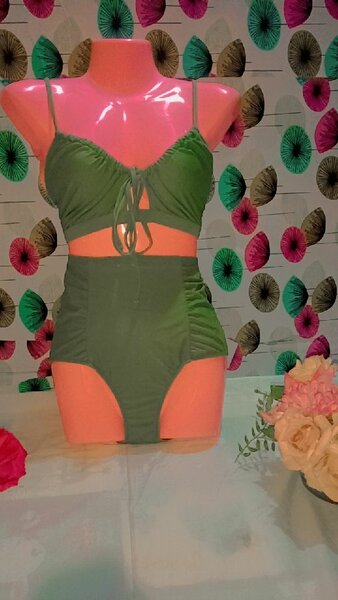 Ensemble de maillot de bain vert