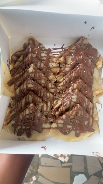 Mini boxe crêpe nutela