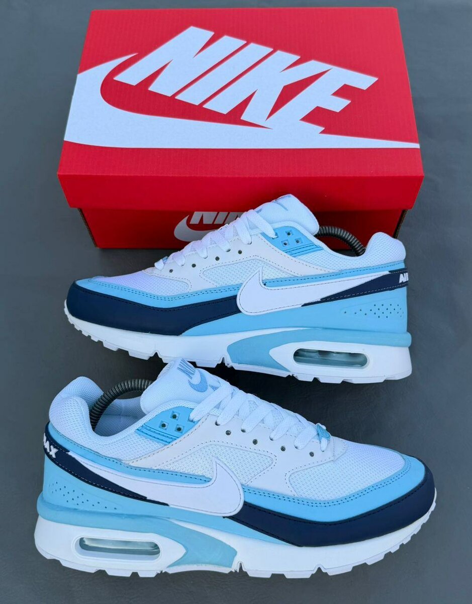 Nike Air Max 90 Bleu et Blanc