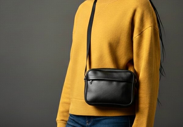 Sac bandoulière  noir