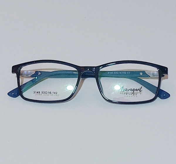Optical frame blue