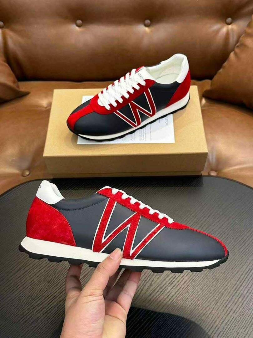 Baskets Homme Rouge et Noir