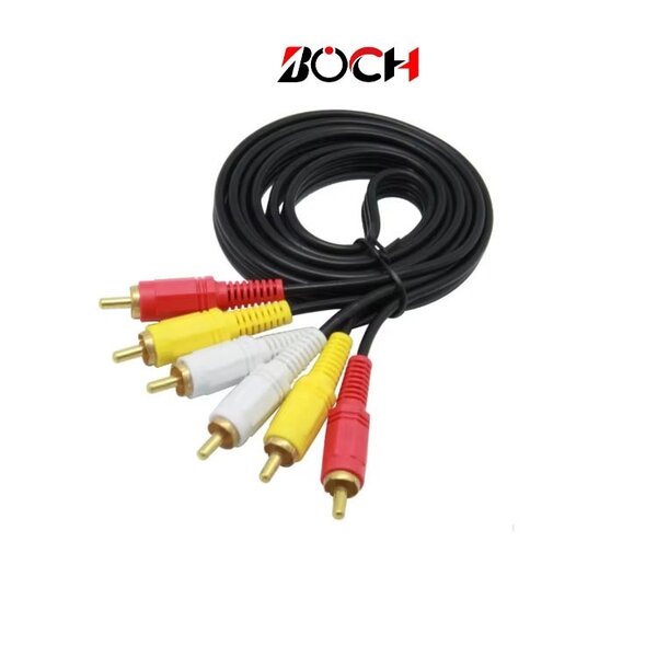 Câble Audio Vidéo RCA 3-en-1