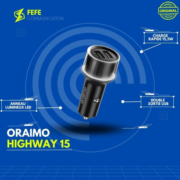 Oraimo Highway 15 - Chargeur