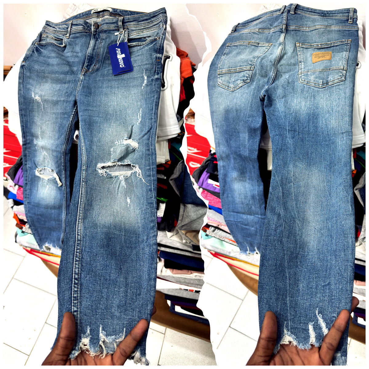 Jean déchiré tendance