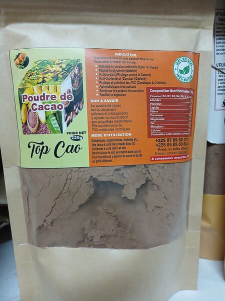 Poudre de Cacao Top Cao 800g