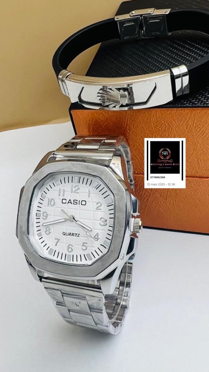 Complet montre Casio authentique avec sa boîte